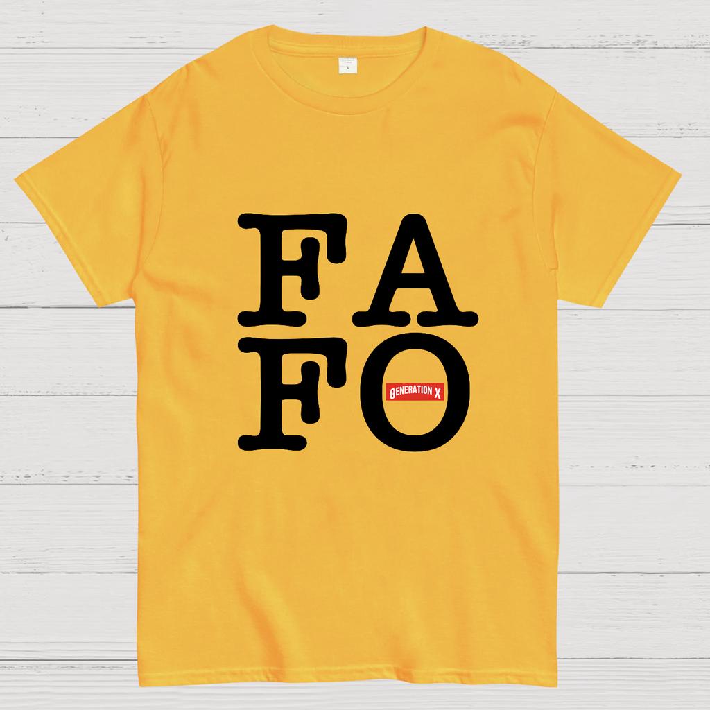 Generation X Gen X-er FAFO Geeky T-Shirt