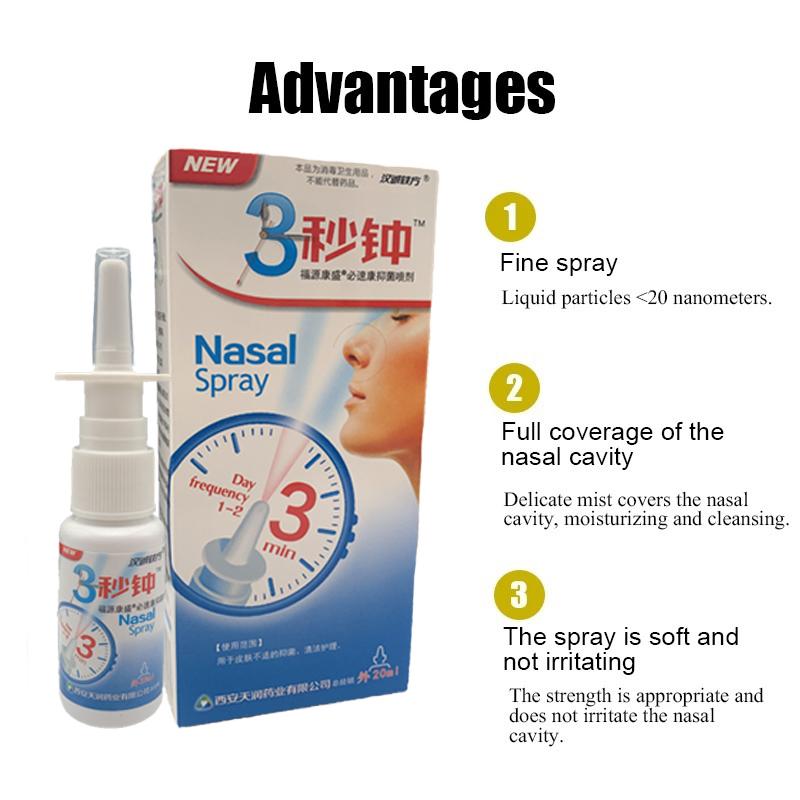 Травяной спрей для носа подходит для лечения заложенности носа и насморка