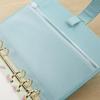 5PCS Zipper Envelopes Pocket PVC Binder Pocket High Quality Loose Leaf Bag