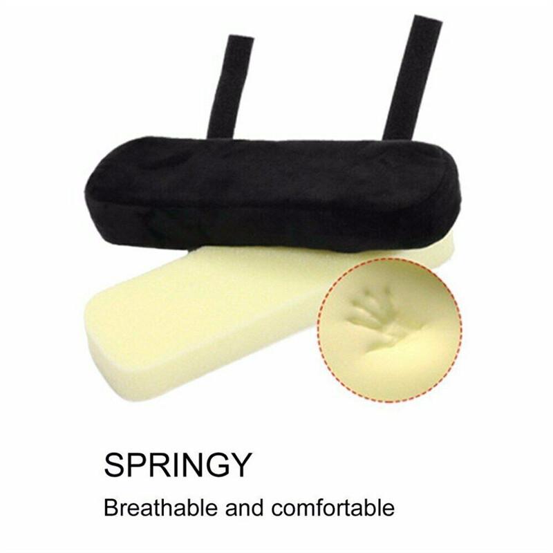 2x подлокотник из пены с эффектом памяти, подушка для стула, мягкие подушечки для рук, поддержка локтевого подлокотника, чехол