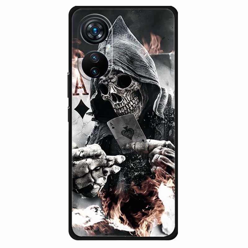 Чехол для Blackview A200 Pro Модный Силиконовый Черный Окрашенный ТПУ Мягкий Чехол для Телефона для Blackview A 200 Pro 6.67 Защитный A200Pro