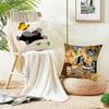 Classic KKrtekS Cushion Cover Breathable and skinfriendly linen pillowcase square removable and washable cushion