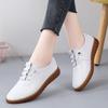 Fashion Women's Sneakers Casual Shoes PU Leather Lightweight Designer Loafers Breathable Slip On Women Flat Shoes Zapatos Mujer 2024