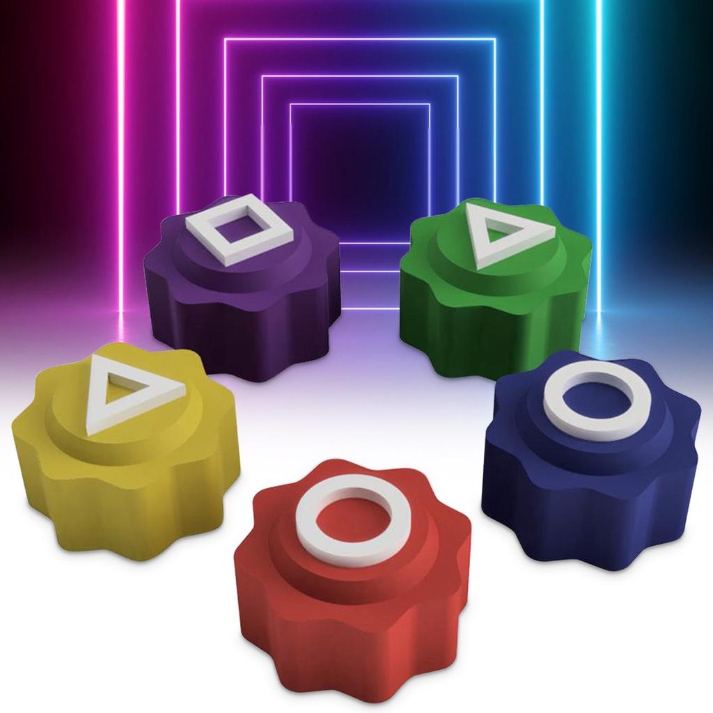 Minigame Toys, Stone Pebbles Set W/Round Case. Traditional Play Game Gifts,Minigame Grasping Stones