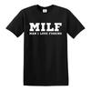 Футболка Milf Man 100% Хлопок Мужские Футболки Топ Смешная Мужская Шутка Новинка Грубый Подарок Подарок Топ Футболка