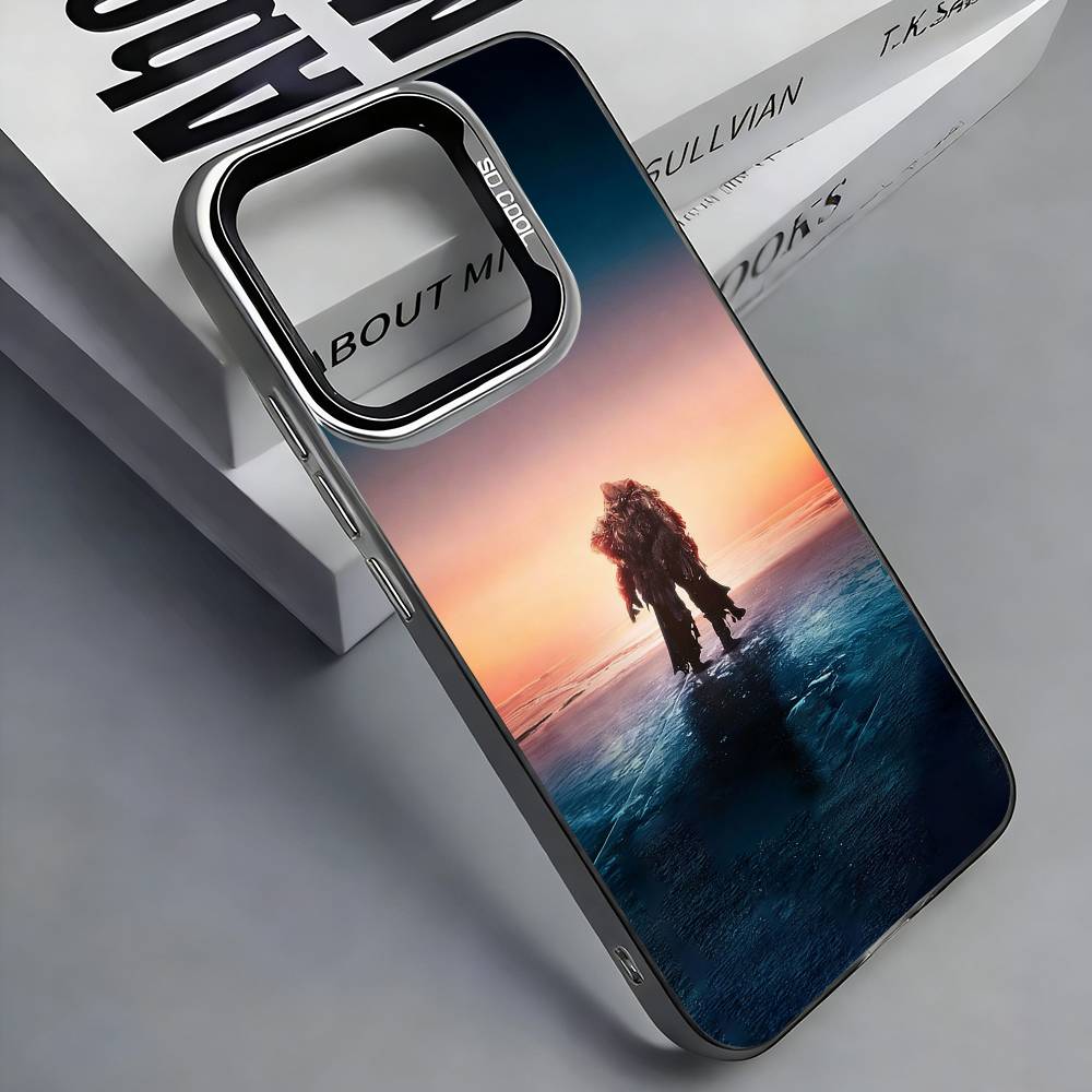 Чехол для телефона Франкенштейн Гильермо дель Торо Для iPhone 17, 16, 15, 14, 13, 12, 11 Plus, Pro Max, Цветной Серебристый Чехол Funda