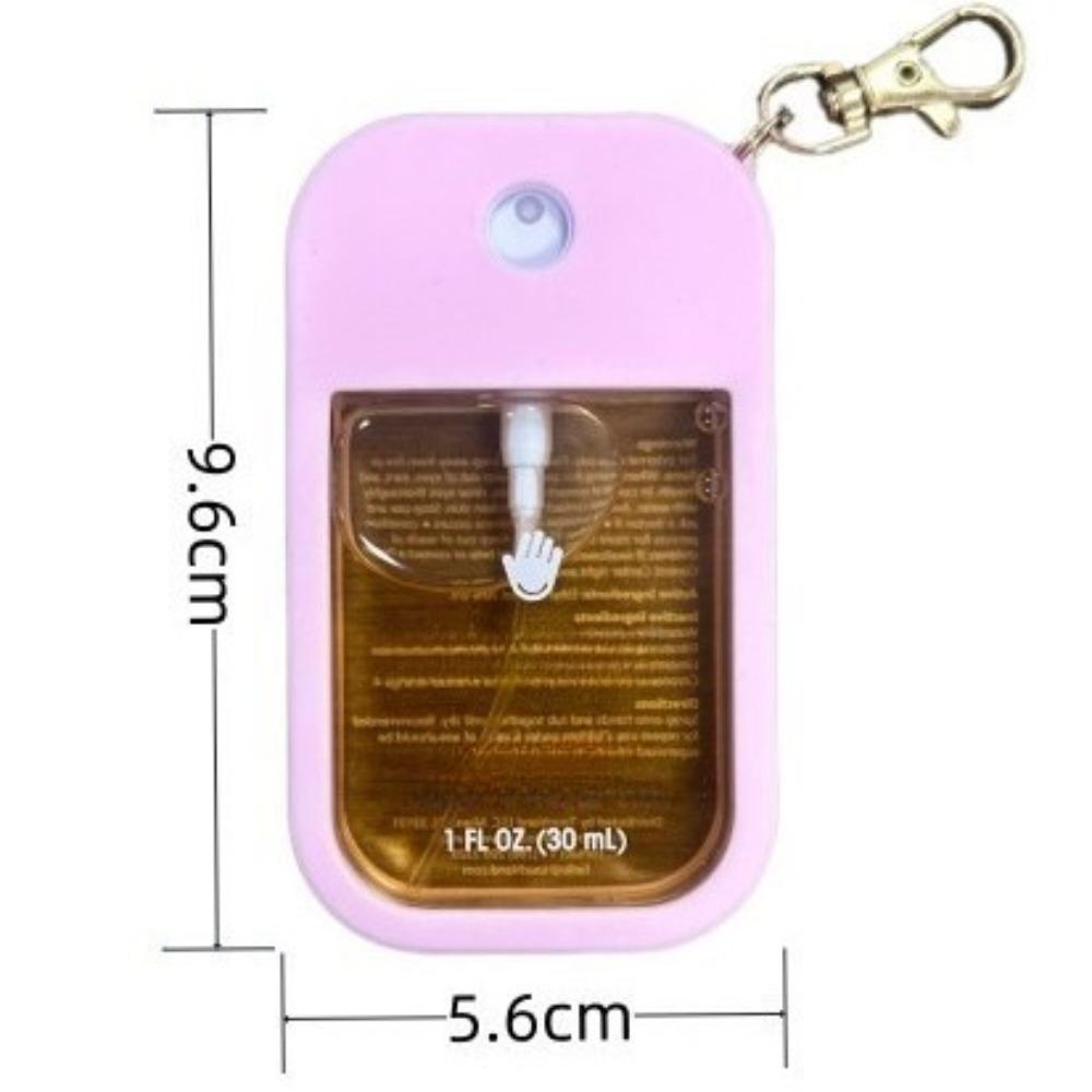 Улучшенный силиконовый чехол для защиты от падений, защитный чехол для флакона с парфюмом, защитная крышка для спрея с антисептиком для рук с брелоком для Touchland