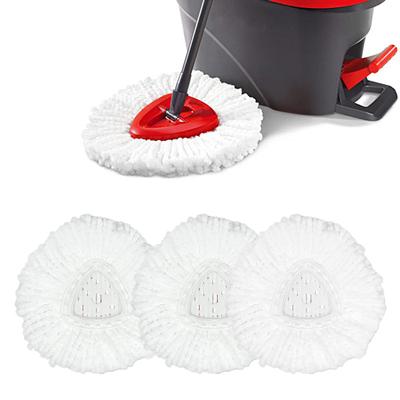 Сменные насадки для швабры vileda для O-Cedar Моющиеся сменные стержни из микрофибры Easywring Легкая чистка Треугольный диск, совместимый с вращающимися швабрами