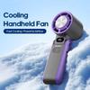 Foldable Air Cooling Rechargeable Fan 3600mAh Portable Mini Handheld Fan 100-Speed Stepless Turbo Wind for Outdoor Travel