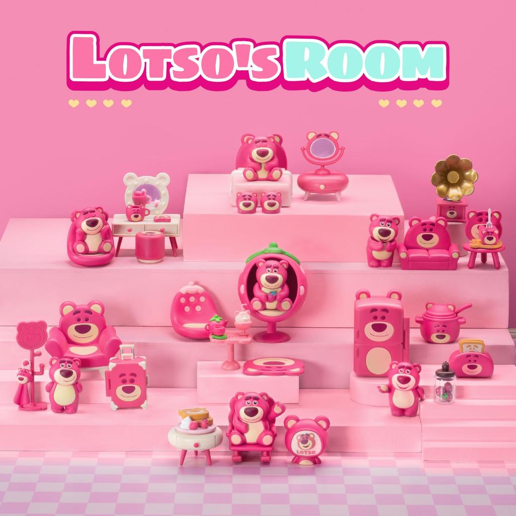 52TOYS Toy Room Series Blind Box Trading Figures Collection Figures Movie Story Hugging Bear Gachapon Desktop Decoration Doll Toys Perfect for Disney