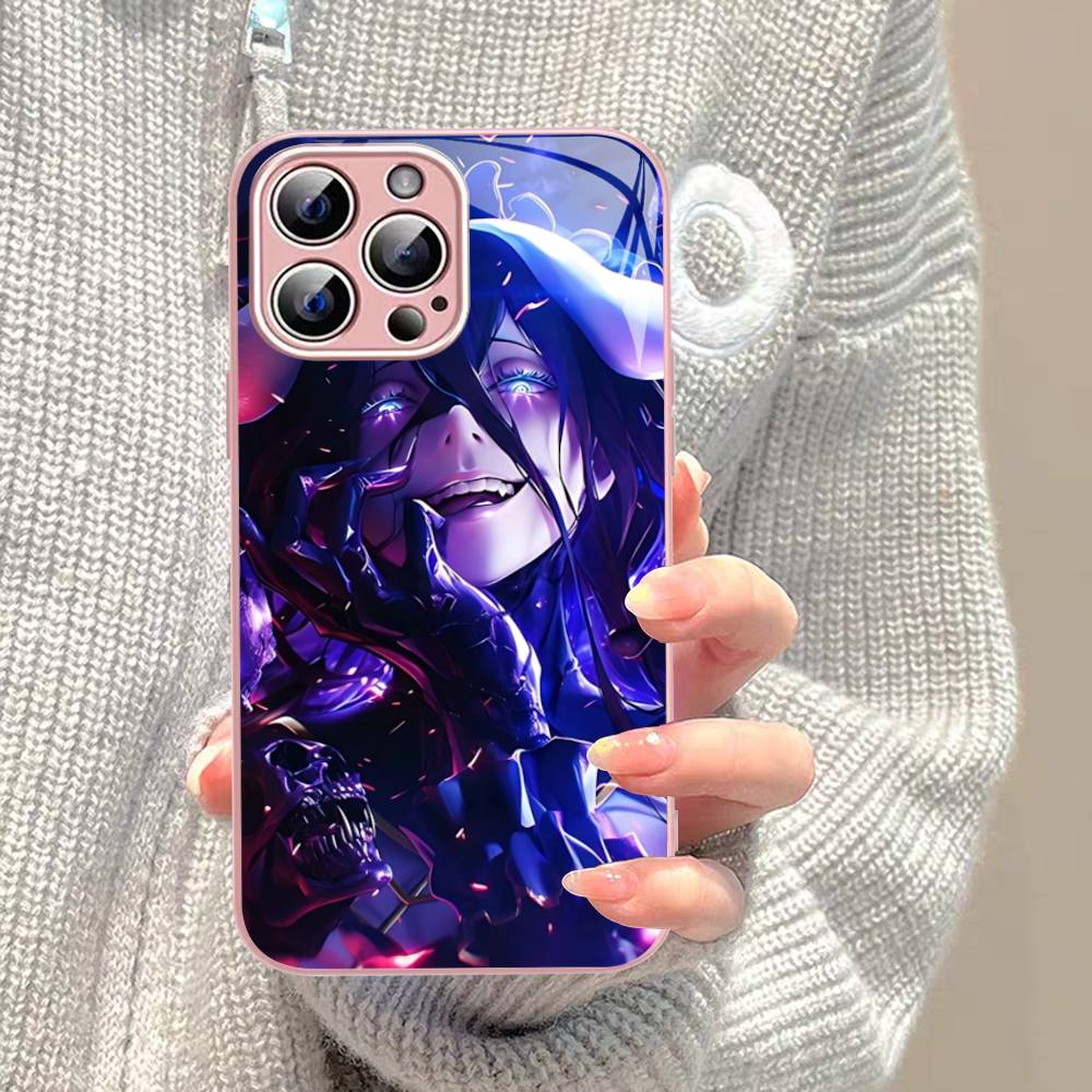 Мультяшный Аниме A-AlbedoS Для IPhone 14 13 12 Mini 11 Pro XS Max X XR 14 Plus Защитное Стекло