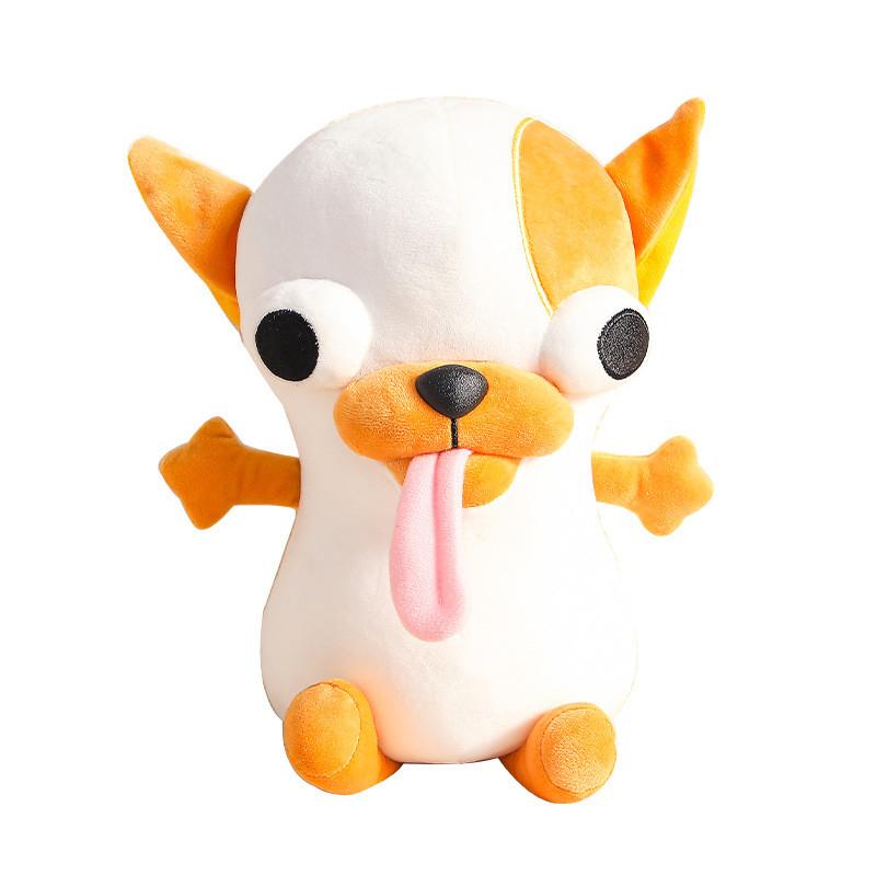 Плюшевая игрушка Чихуахуа из очень мягкого короткого плюша. Подарок и предмет коллекционирования для детей.