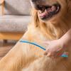 Расческа для вычесывания домашних животных Yousheng Pet Deshedding Comb из нержавеющей стали, изогнутая расческа для ухода за собаками, щетка для удаления шерсти у длинношерстных собак и кошек