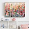 Абстрактная цветочная живопись, современный холст, настенный художественный постер, изображение на холсте, печать на холсте для гостиной, декор для дома