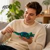 Красочный Градиентный Крокодил 3D Печатная Сочлененная Игрушка Гибкая Фигурка Рептилии Животное Игрушка-Антистресс для Настольного Дисплея Снятие Стресса