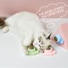 Настенные шарики из кошачьей мяты, игрушки для кошек, кошачья мята, настенный ролик для кошек, чистка зубов, естественно вращающийся для использования в помещении