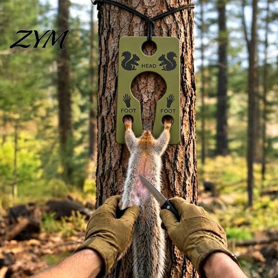 Outdoor Field Kit Squirrel Processing Tool for Hunting, Portable Animal Skinning Tool, Small Game Gear Durable Compact Hunting Accessory And