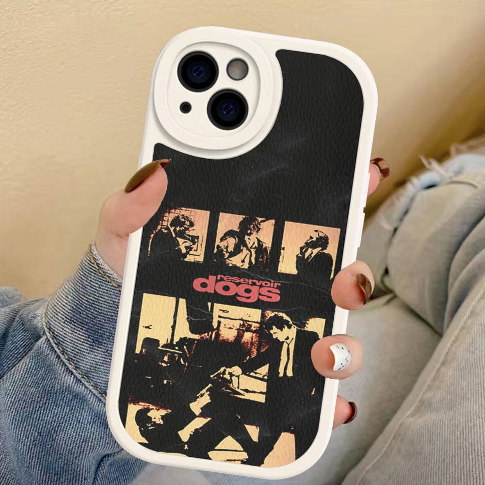Crime Movie Reservoir-Dog Leather Phone Case For IPhone 16 16e 15 14 13 12 11 Pro Max Plus Mini Cover