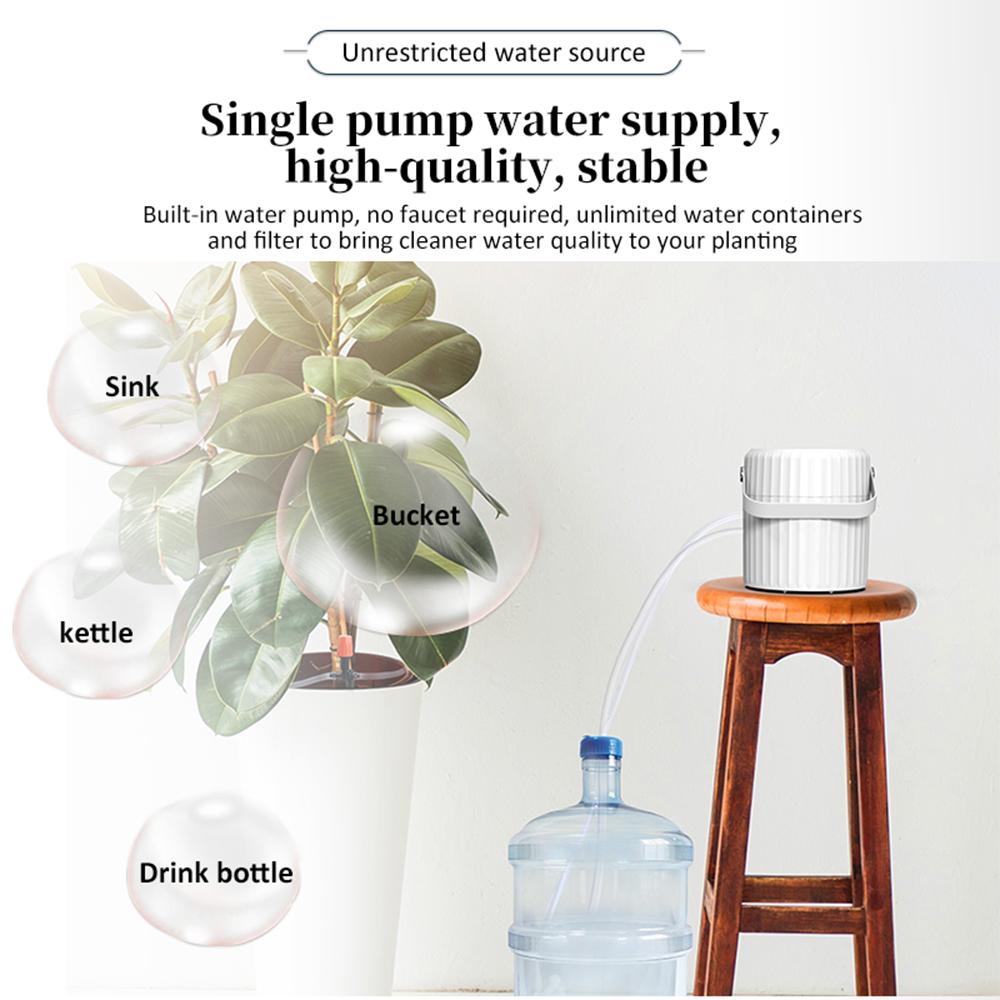 Smart Automatic Watering System Plant Waterer for 5+ Potted Plants APP Voice Assistant Control