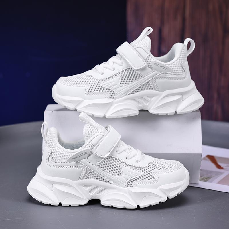 Детская мода Four Seasons Дышащая повседневная обувь для детей Бег Спорт Студенты Девочки Трендовые удобные кроссовки для спортзала