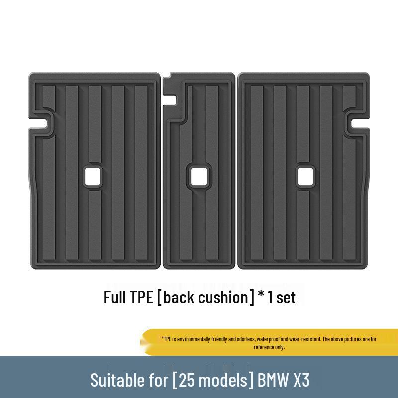 BMW IX3/X3 (18-25) & X4 (19-25) Автомобильные коврики из термоэластопласта (TPE) для пола, багажника и спинки сидений.