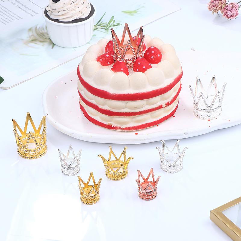 Аксессуары для кукол Металлическая корона Головной убор Аксессуары для волос для кукольного домика Игрушка