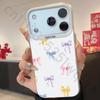Красочный чехол IMD с принтом бантиков для iPhone 17 16 15 14 13 12 11 Pro Max air plus Ударопрочный Покрытие Матовый ТПУ Funda