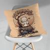Cute Cartoon Lucky Cat Throw Pillow Case Living Room Sofa Cushion Cover For Home Bedroom Decoration Protector