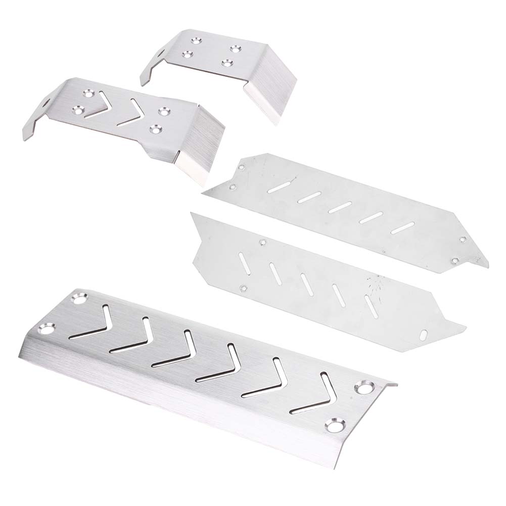 5Pcs Stainless Steel Chassis Guard Plate Board Protector Fit for TRAXXAS X MAXX 1 10 RC Car