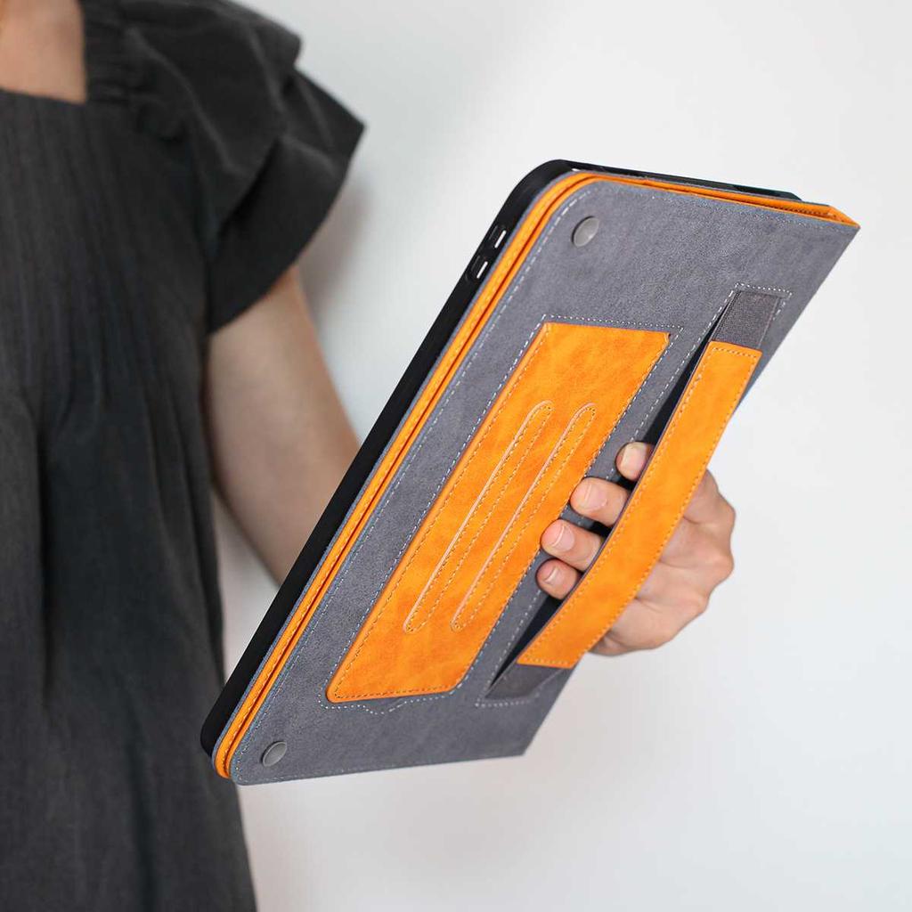 For Samsung Galaxy Tab S6 Lite (2024) Case - Durable Faux Leather Cover w/Adjustable Stand & Anti-Slip Grip (5 Colors)