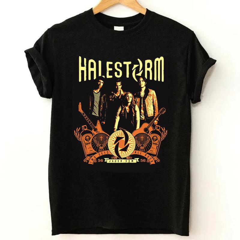 Halestorm band Two Sets All Rock Tour T Shirt Size S 2345XL DO563