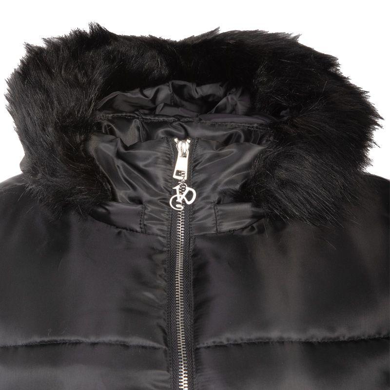 Женская черная куртка-пуховик с капюшоном VON DUTCH Bonny