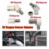 0/45/90 Degree Extender Oxygen Sensor Extender Catalytic Converter Universal M18X1.5 O2 Oxygen Sensor Connector Accessories