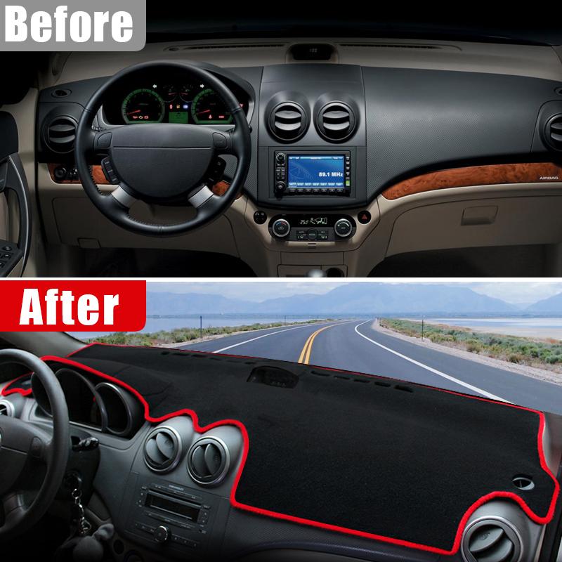 Для Chevrolet Aveo Kalos Lova 2003-2011 Для Daewoo Gentra T250 2005-2011 Коврики для приборной панели автомобиля Избегайте света Солнцезащитные накладки Чехол