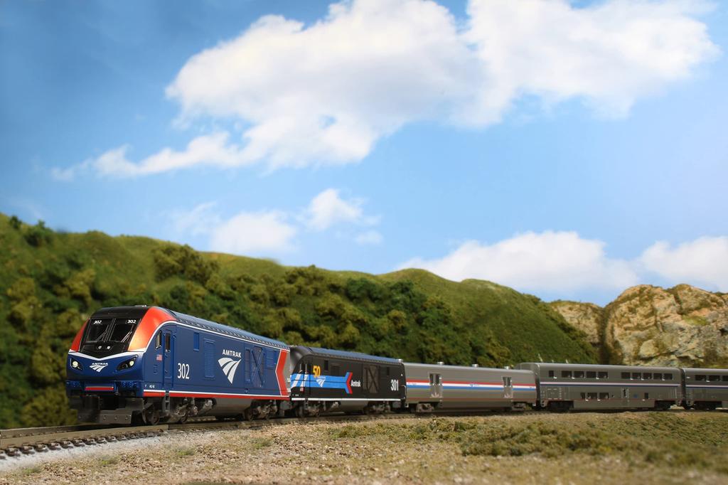 KATO N Gauge Amtrak Super Liner Set Набор моделей железнодорожных транспортных средств ALC-42 и 4 вагона 10-1788