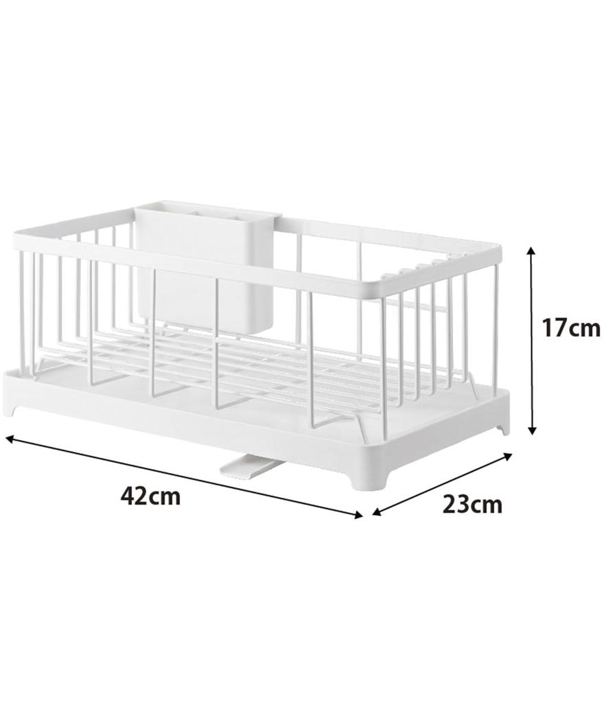Yamazaki Jitsugyo Drainer Basket Drainer Wire Basket Aqua White 2898