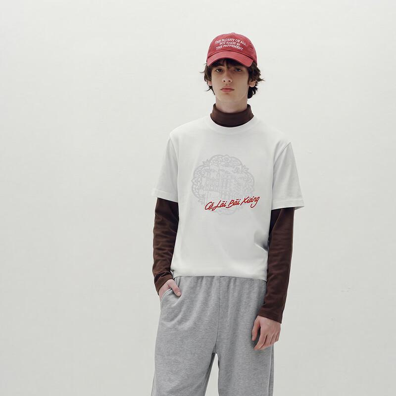 Semir Унисекс Оверсайз Футболка с вышивкой, короткий рукав