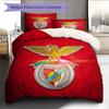 Benfica Pattern Bedding Quilt Set  Home Decoration  Gift (1 * duvet cover + 2 * pillowcase  without core).xwn