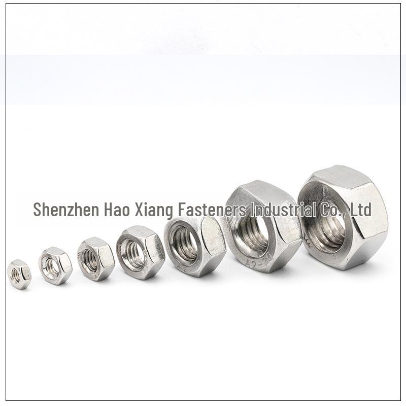 Galvanized 4.8 Grade Reverse Thread Hex Nut - External Hex M4/M5/M6/M8