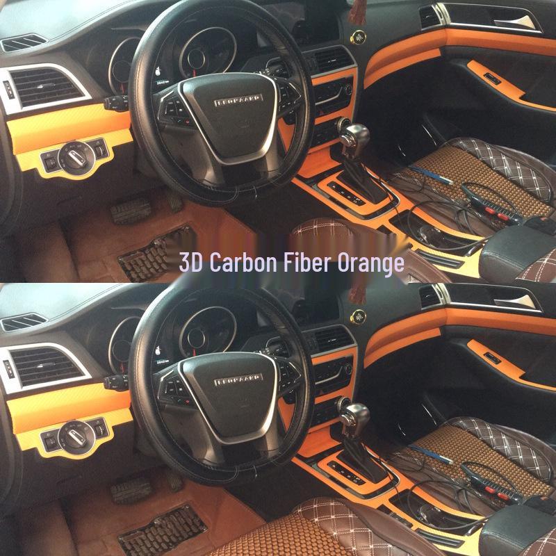 Carbon Fiber Gear Shift Console Trim Sticker for Cheetah CS10