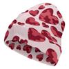 Factory Best Sale Custom Teal Heart Camo Print Cuffed Knit Beanie Men Women Winter Warm Outdoor Skull Cap for Wear