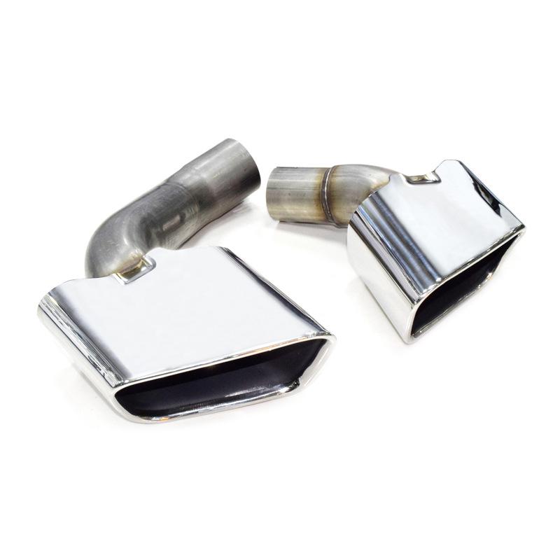 Stainless Steel M Quad Black Square Exhaust Tips for BMW F15/X5 & F16/X6 Upgrades