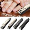 Precision Nail Clippers with Large Opening Sharp Cuts Anti-splash Nail Cutter Portable Stainless Steel Hard Nail & Toenail Trimmer Professional