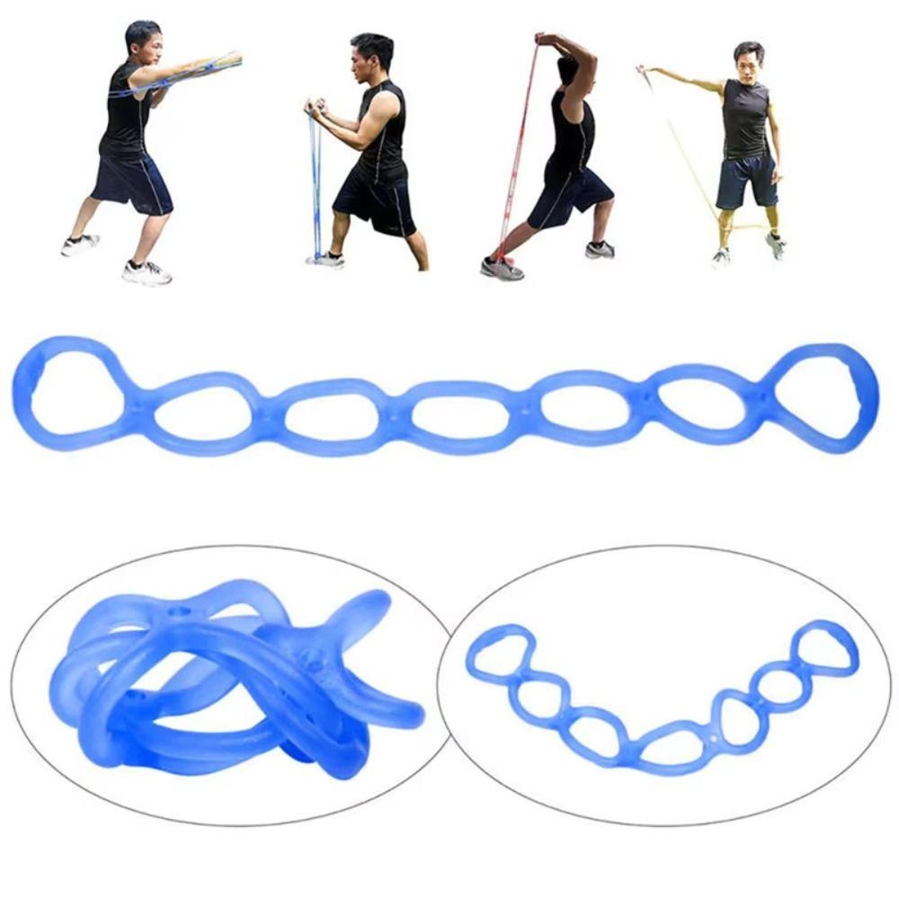 7 Ring Yoga Stretch Band Portable Size Silicone Elastic Stretcher Arm Exercise