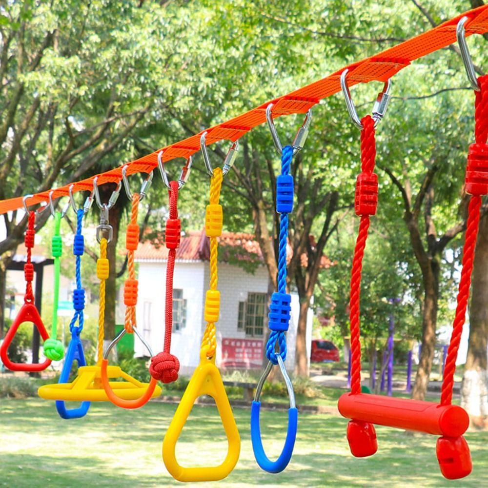Random Color Climbing Ring Accessories Monkey Swing Bars Sensory Training Device