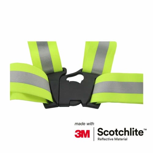 Salzmann 3M Scotchlite Reflective Vest/High Visibility Belt One Size Fits Most for Children Yellow