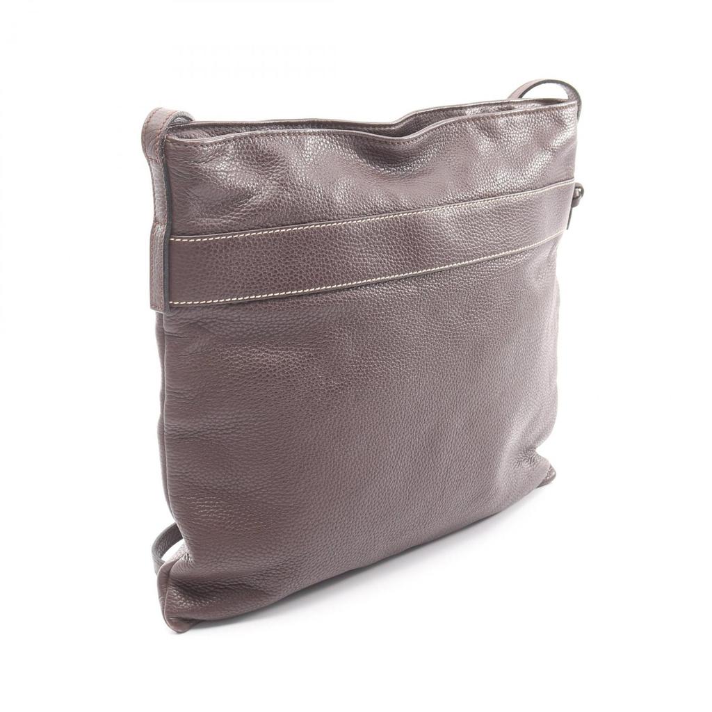 Used LOEWE Shoulder Bag leather Brown Used Women