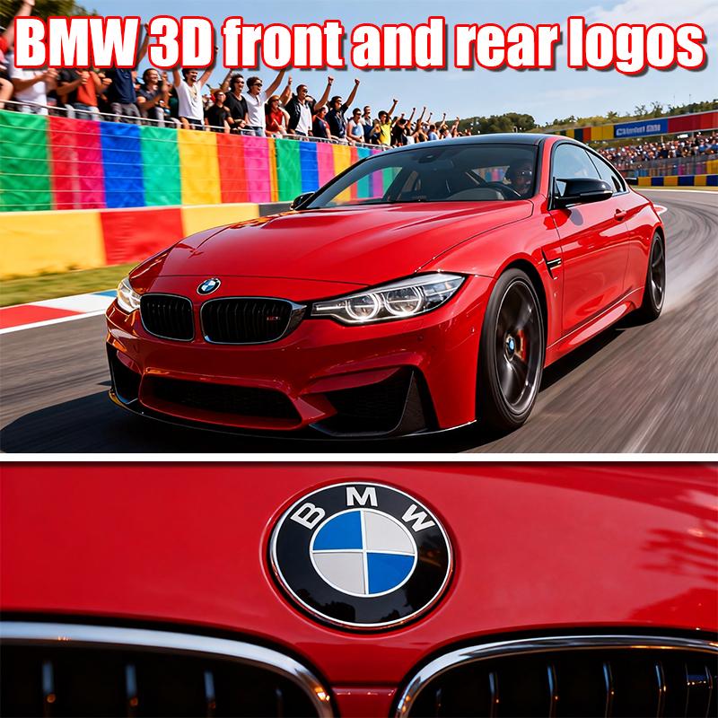 DSJW3 ABS Original Replacement Car Front Grille Badge Replacement Trunk Car Logo Badge For BMW X3 X4 F39 F48 G01 E84 Car Modification
