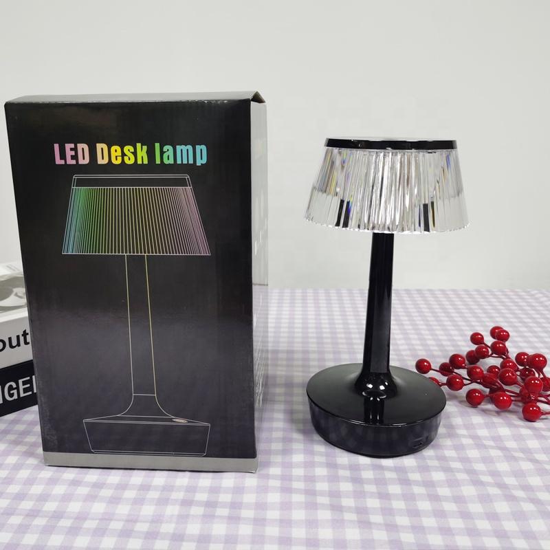 Хрустальная настольная лампа, креативный грибной прикроватный ночник для спальни, сенсорный атмосферный светильник для спальни, прикроватный подарок, светодиодный ночник