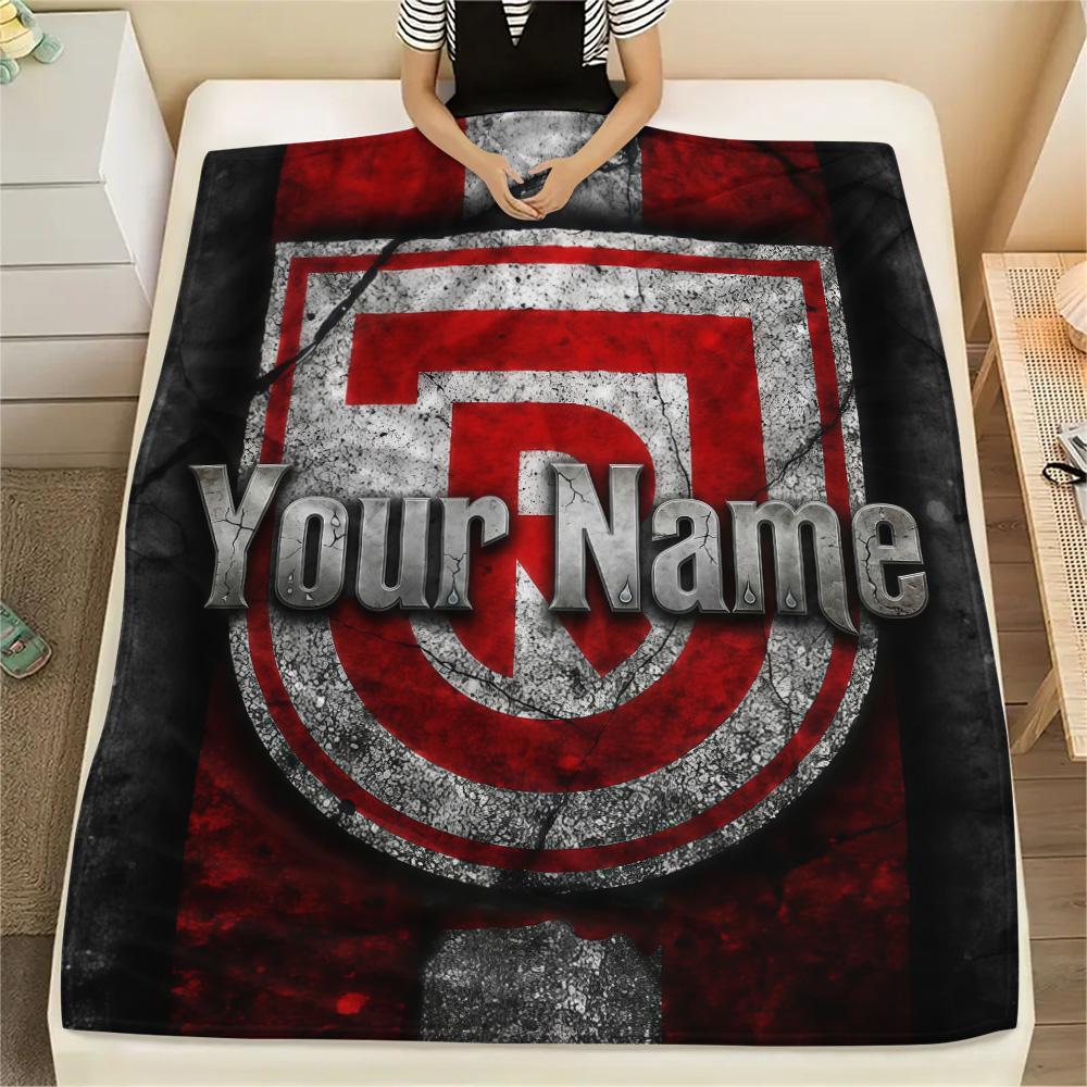1PC Ssv Jahn Regensburg Custom Name Patterned Flannel Blanket Suitable For All Seasons For Home Decor Warmth And Comfort Gifts Holiday Present
